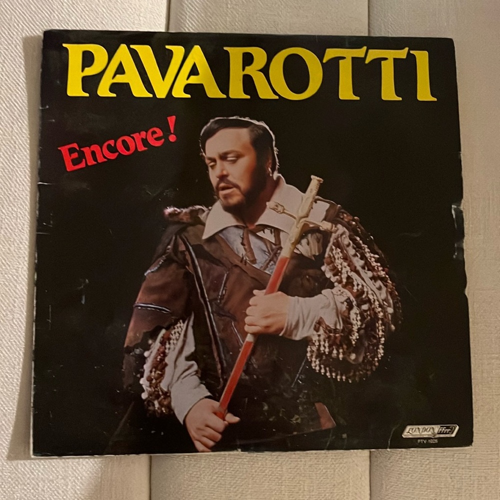 Luciano Pavarotti Encore! vinyl record